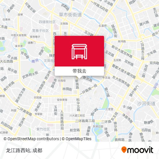 龙江路西站地图