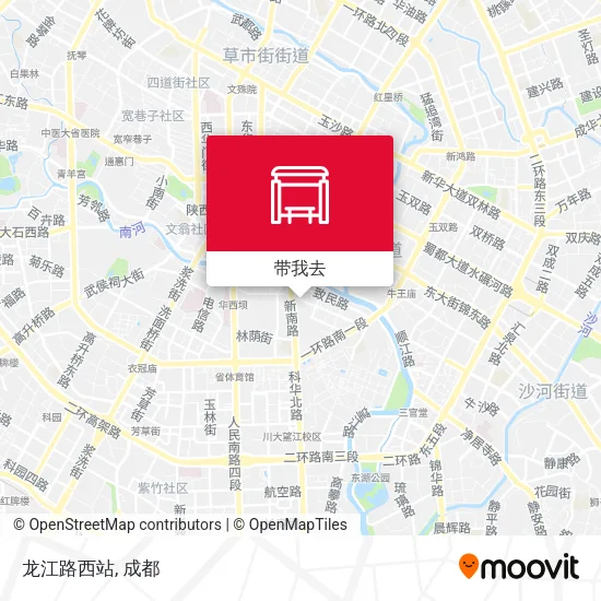 龙江路西站地图