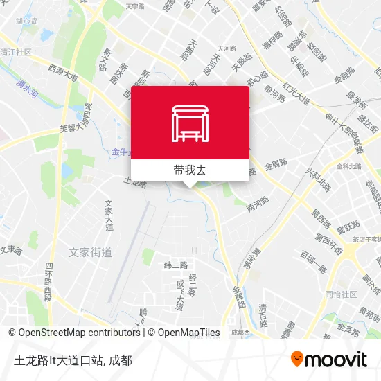 土龙路It大道口站地图