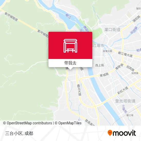 三台小区地图