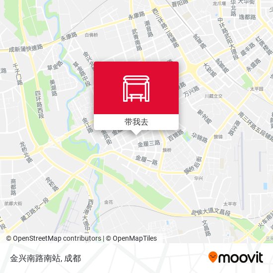 金兴南路南站地图