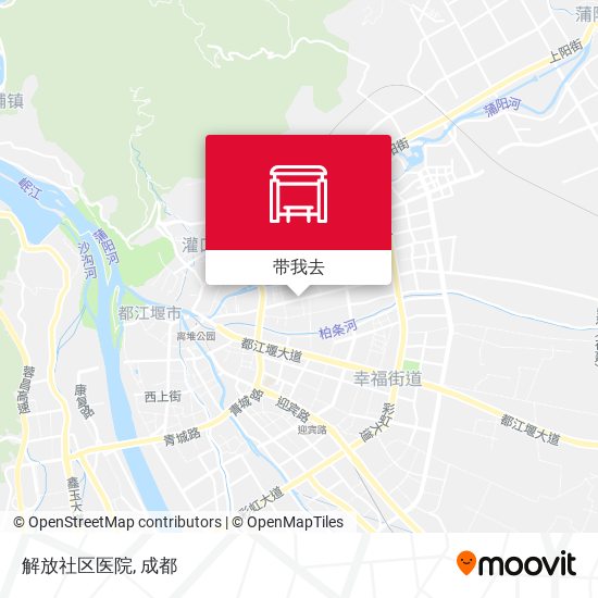 解放社区医院地图