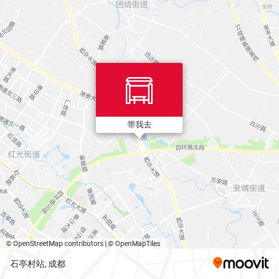 石亭村站地图