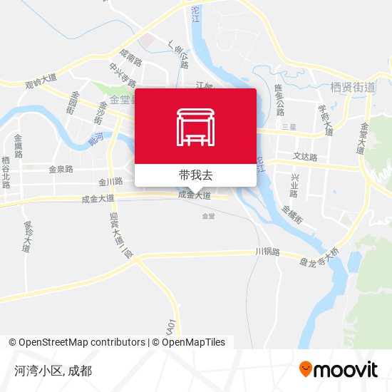 河湾小区地图
