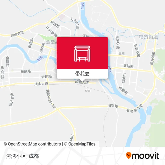 河湾小区地图