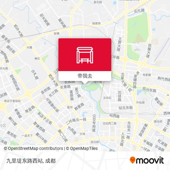 九里堤东路西站地图