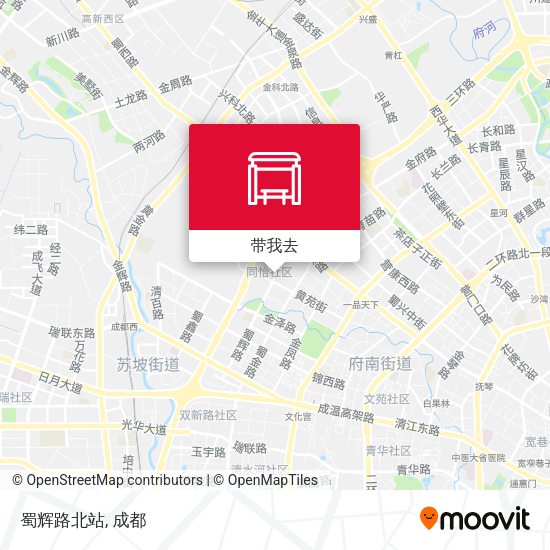 蜀辉路北站地图