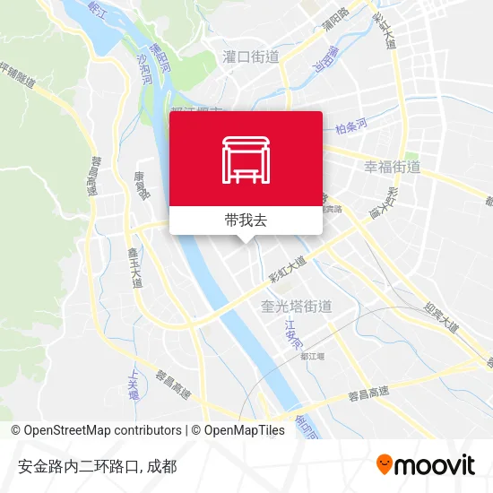 安金路内二环路口地图
