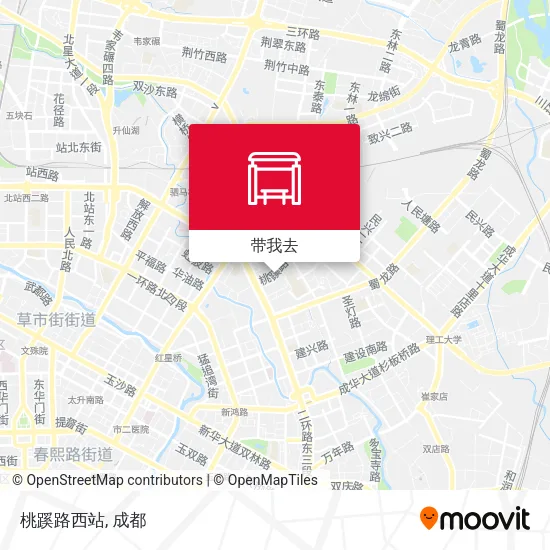 桃蹊路西站地图