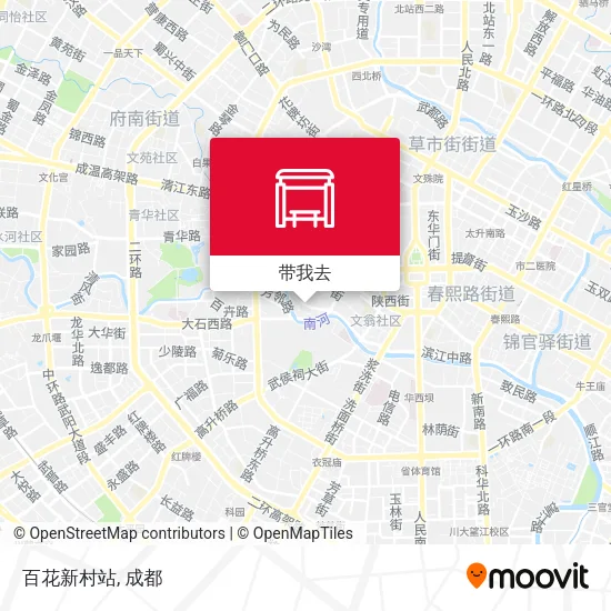 百花新村站地图