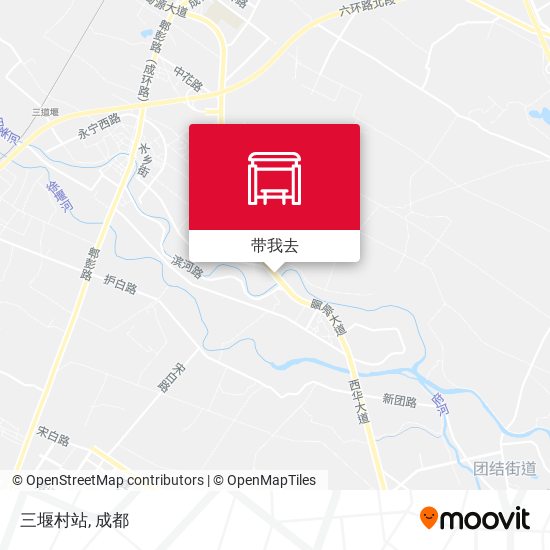 三堰村站地图
