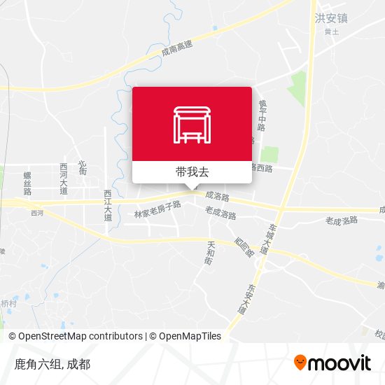 鹿角六组地图