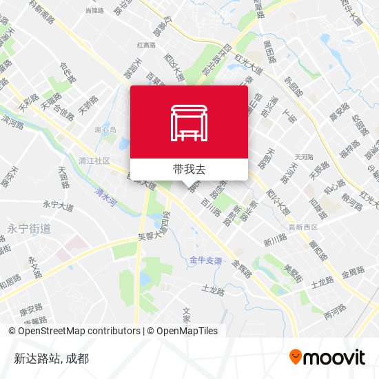 新达路站地图