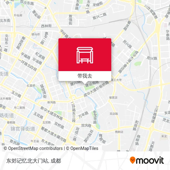 东郊记忆北大门站地图