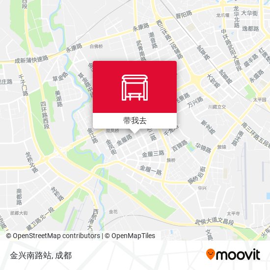 金兴南路站地图