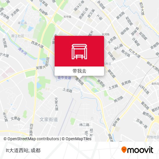 It大道西站地图