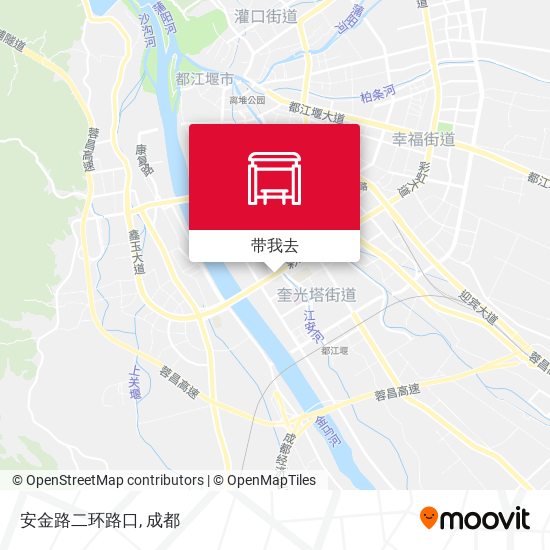 安金路二环路口地图