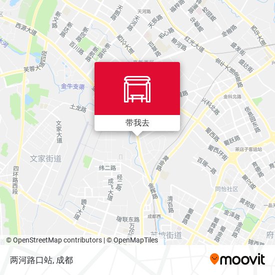 两河路口站地图