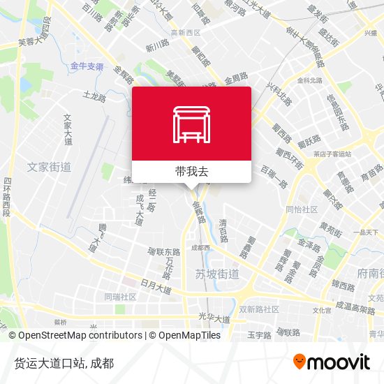 货运大道口站地图