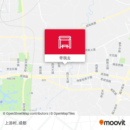 上游村地图