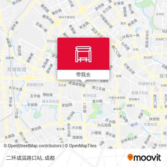二环成温路口站地图