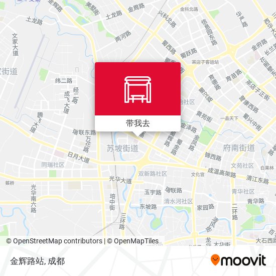 金辉路站地图