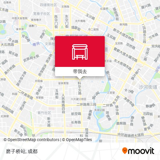 磨子桥站地图
