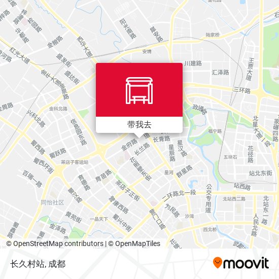 长久村站地图