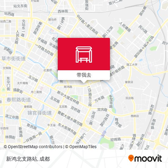 新鸿北支路站地图