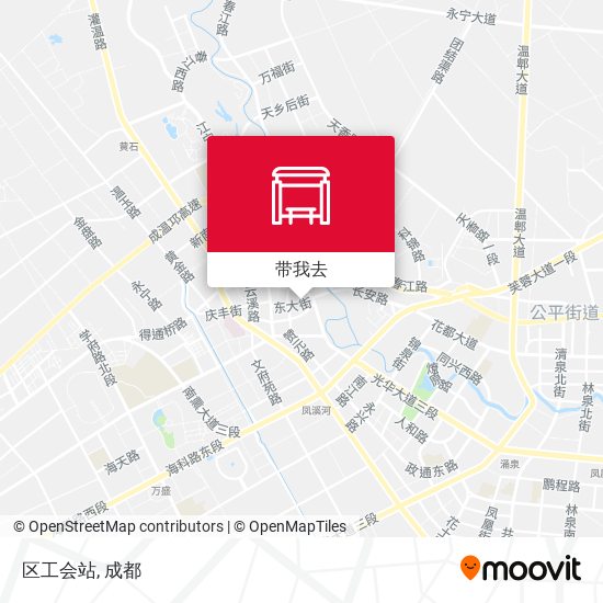 区工会站地图