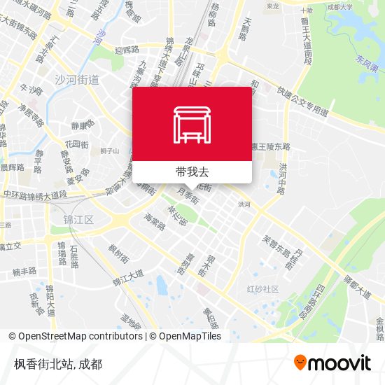 枫香街北站地图