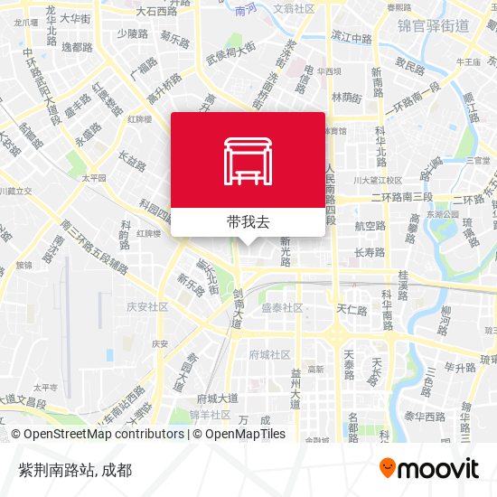 紫荆南路站地图