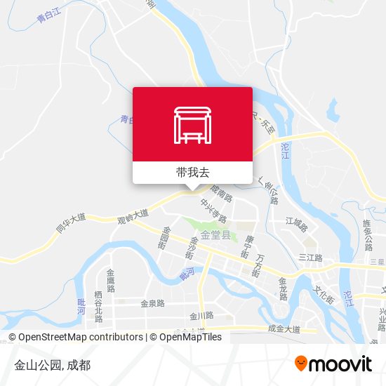 金山公园地图