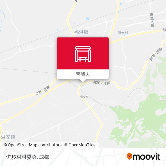 进步村村委会地图