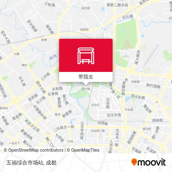 五福综合市场站地图