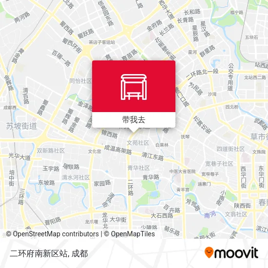 二环府南新区站地图