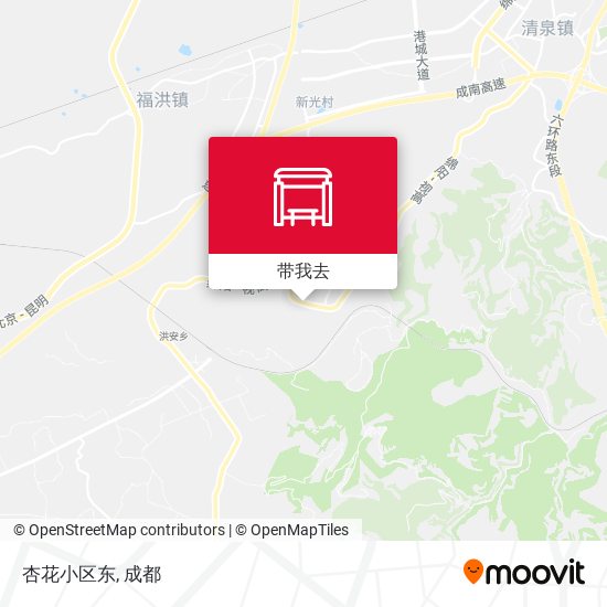 杏花小区东地图