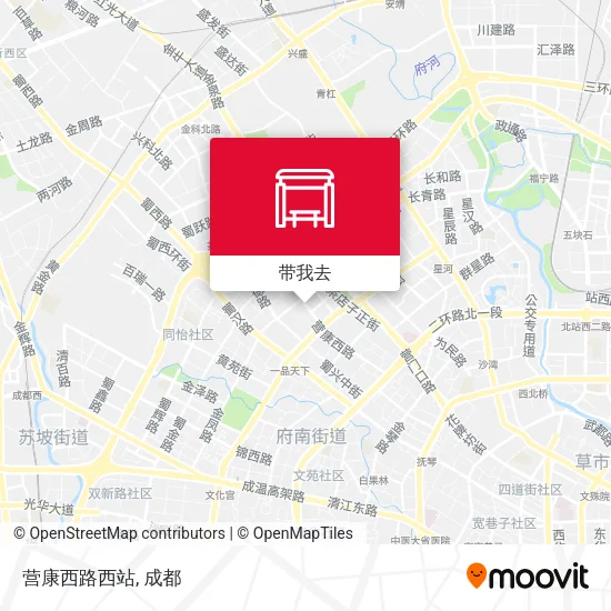 营康西路西站地图