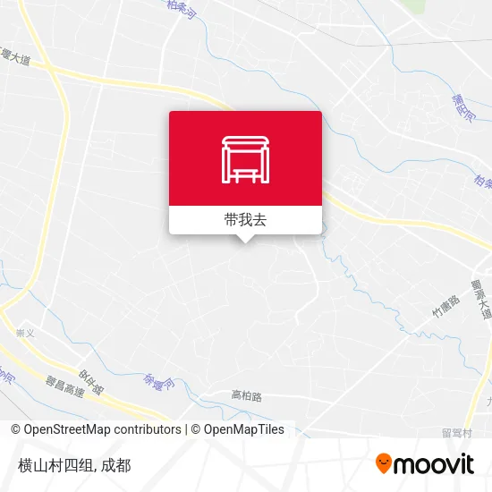 横山村四组地图