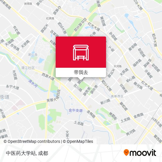 中医药大学站地图