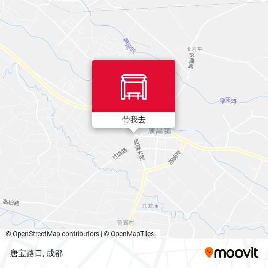 唐宝路口地图