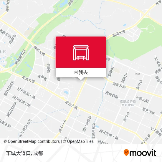 车城大道口地图