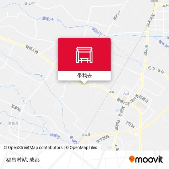 福昌村站地图