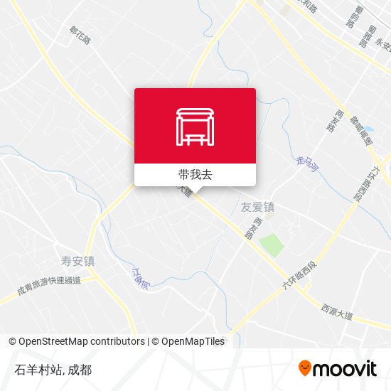 石羊村站地图