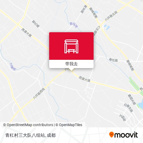 青杠村三大队八组站地图