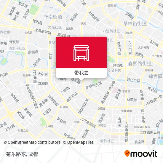 菊乐路东地图