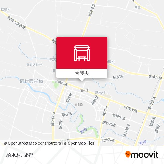 柏水村地图