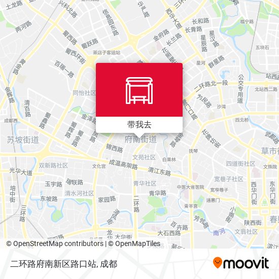 二环路府南新区路口站地图