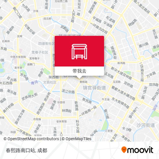 春熙路南口站地图