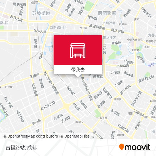 吉福路站地图